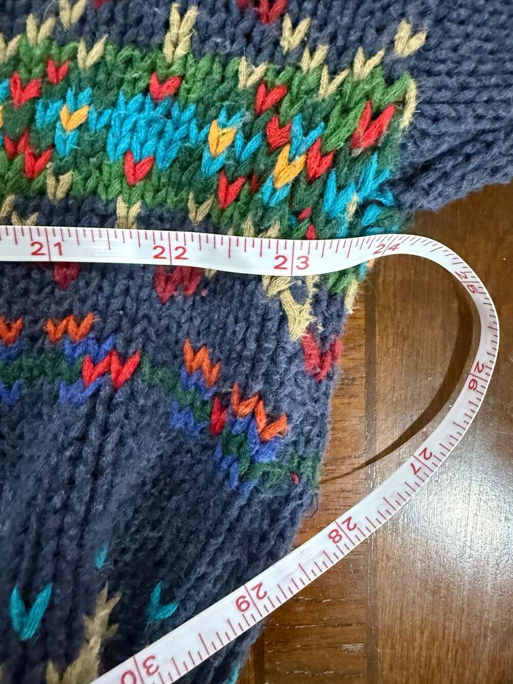 Vintage Woolrich Handframed Ramie Cotton Fair Isle Grandpa Sweater L Made HK - Picture 6 of 8